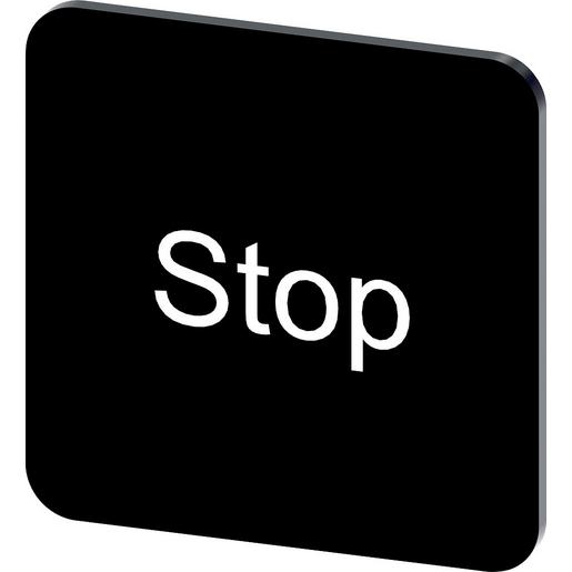 3SU1900-0AF16-0DS0 Bezeichnungsschild 22x22mm, Schild schwa