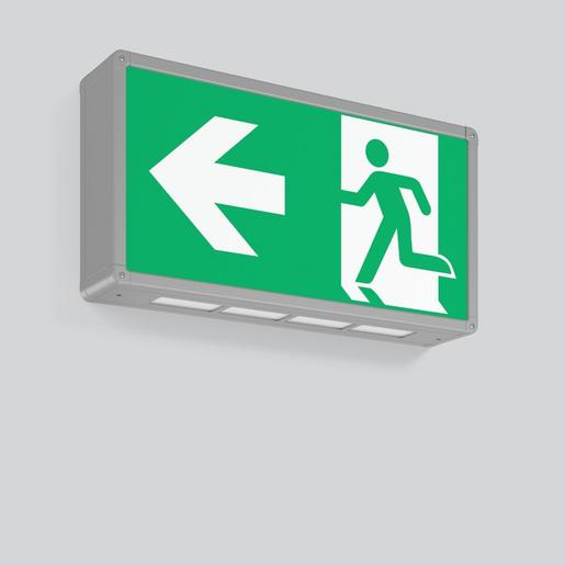 671229.004 RECHTECK, 4,8 W, aluminium Wandleuchten,