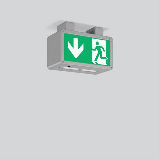 671211.004.89 RECHTECK, 6,9 W, aluminium Deckenleuchte