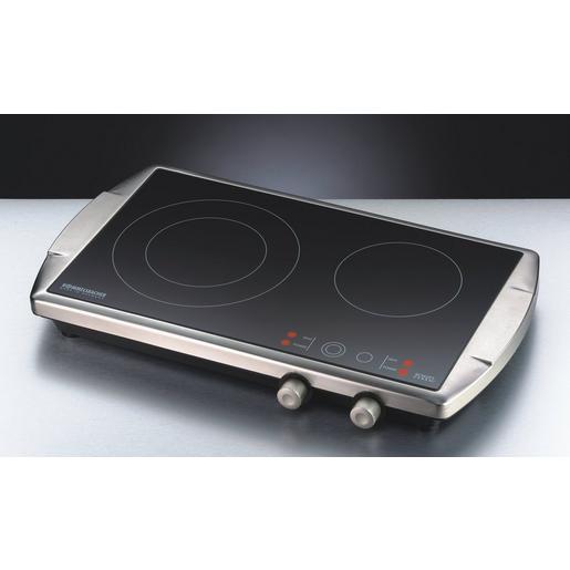 CT 3400/E CERAN® DOPPELKOCHTAFEL EDELSTAHL