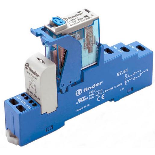 4C.51.9.012.0050 Koppelrelais mit Zugfederklemmen, 1 Wech