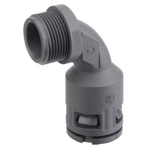 RQB90-M, AD15,8-M20 Kunststoff-Schnellverschraubung 90° Boge