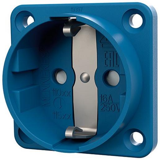 11581 Anbaudose SCHUKO, 16A2p+E, 230V, IP20,BL