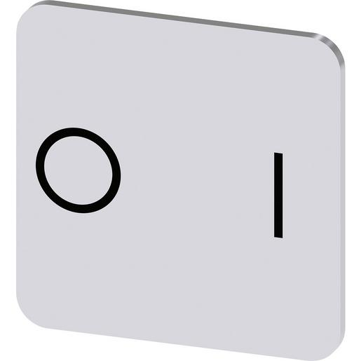 3SU1900-0AF81-0QG0 Bezeichnungsschild 22x22mm, Schild silbe