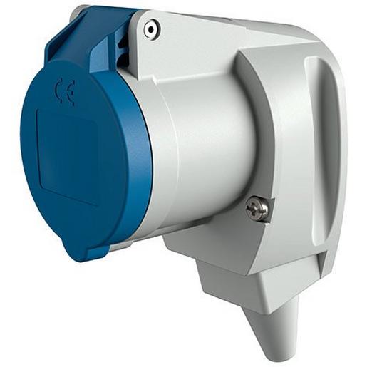 1438 Winkelkupplung, 16A3p6h230V, IP44