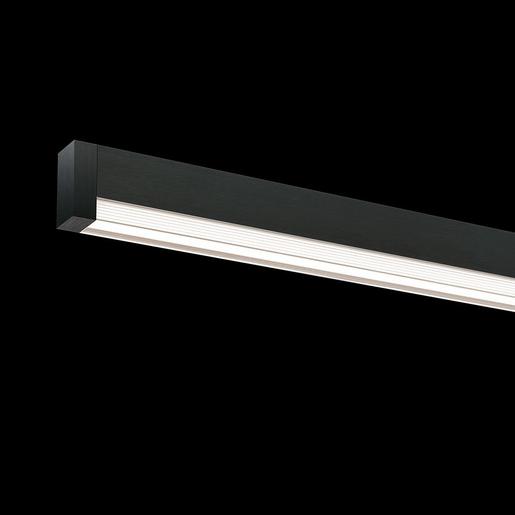 LBK 1173NDSEG-0450K840 Filigrane Lichtleiste, schwarz eloxiert