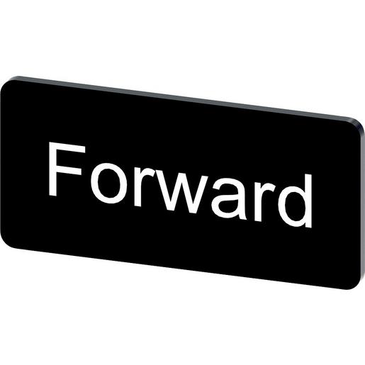 3SU1900-0AC16-0DN0 Bezeichnungsschild 12,5x27mm, Schild sch