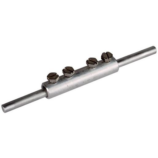 VM 8 SKM6X8 AL Verbindungsmuffe Al f. Rd 8mm m. 4 Schra