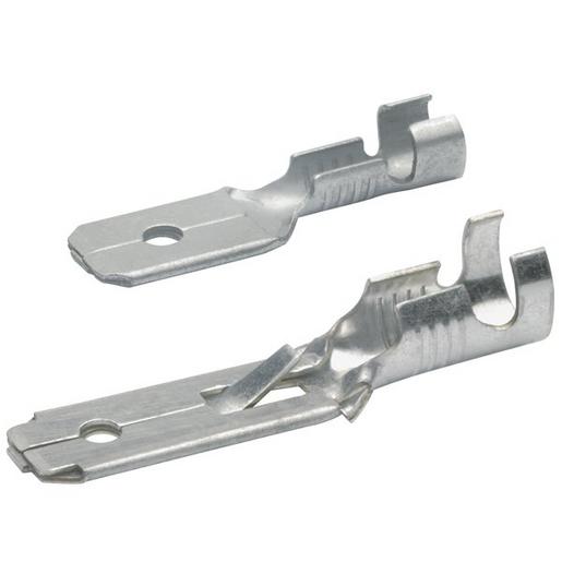 2220 Flachstecker nicht-isoliert, DIN 46343,