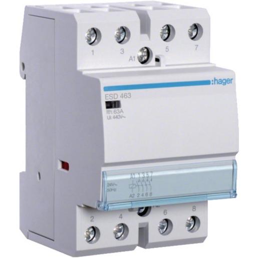ESD463 Installationsschütz 63A 4S 24VAC