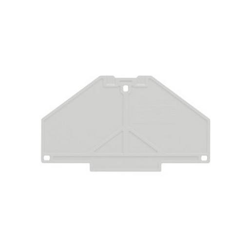 PAP PRV/PPV4 GR Abschlussplatte, 70 mm x 3 mm, grau