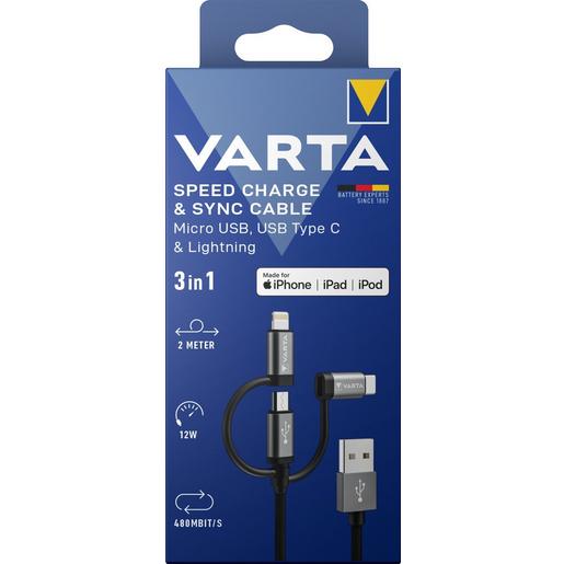 57937 VARTA Speed Charge & Sync Cable Micro US