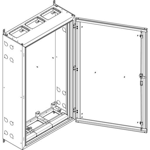 NT39P Wandgehäuse schutzisoliert IP55 BxHxT: 8