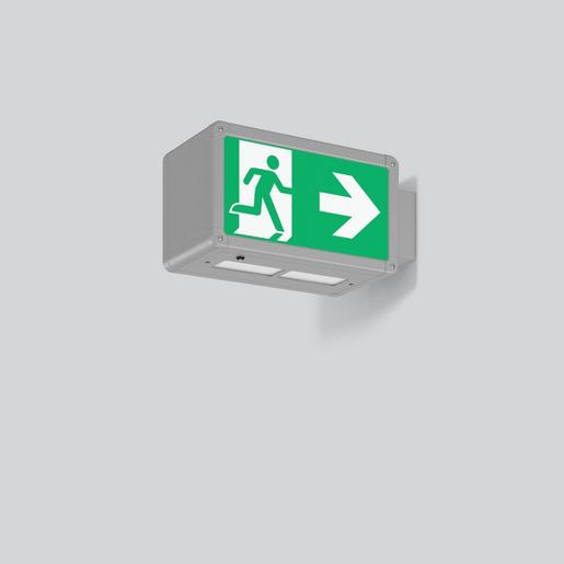 671049.004 RECHTECK, 6,9 W, aluminium Wandauslegerl