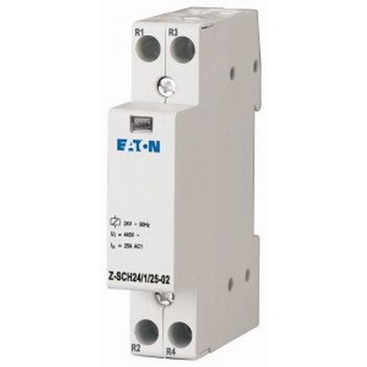 Z-SCH24/1/25-02 Installation contactor, 24VAC/50Hz, 2N/C