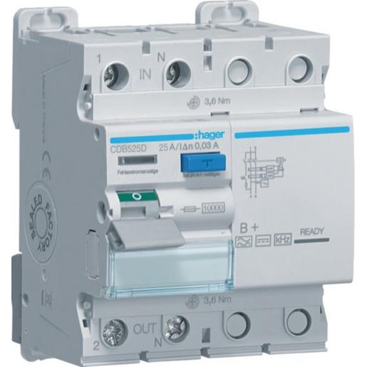 CDB525D FI-Schalter 1P+N 10kA 25A 30mA Typ B+