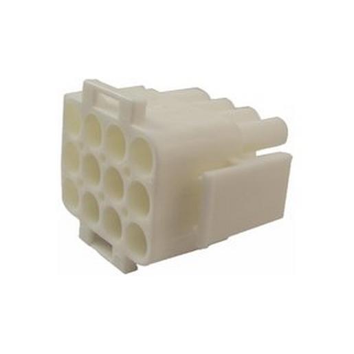 350735-1 Steckgehäuse, Gerade, 6.35 mm, 12 Pole