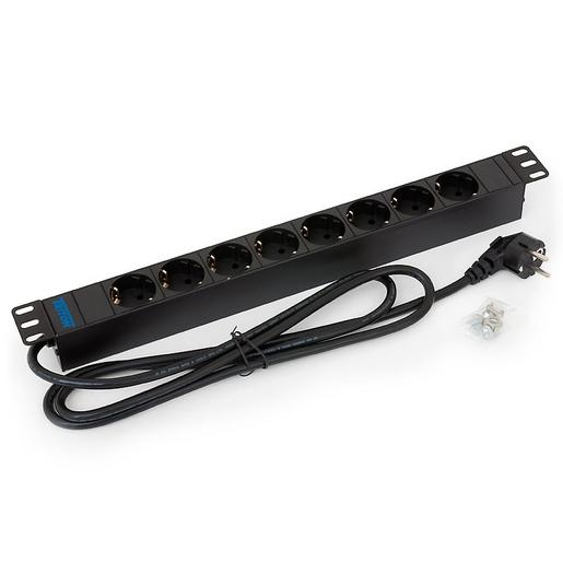 RAB-PD-X02-A1 19" Steckdosenleiste, 8-fach, max 16A, K