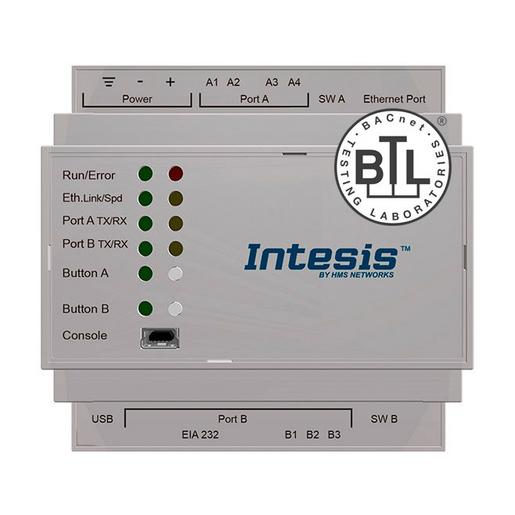 INBACKNX1K20000 Intesis BACnet / IP & MSTP Server KNX (1