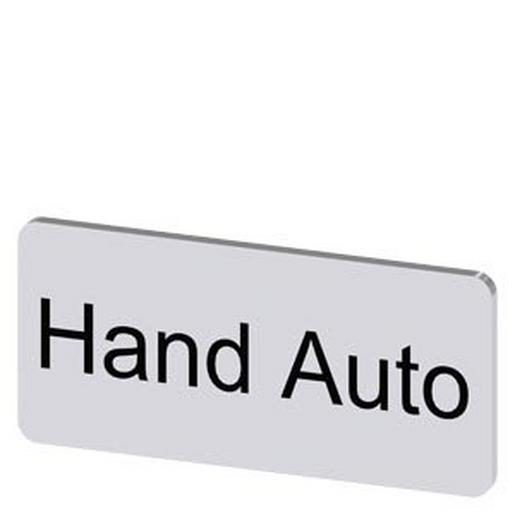 3SU1900-0AC81-0DB0 Bezeichnungsschild 12,5x27mm, Schild sil