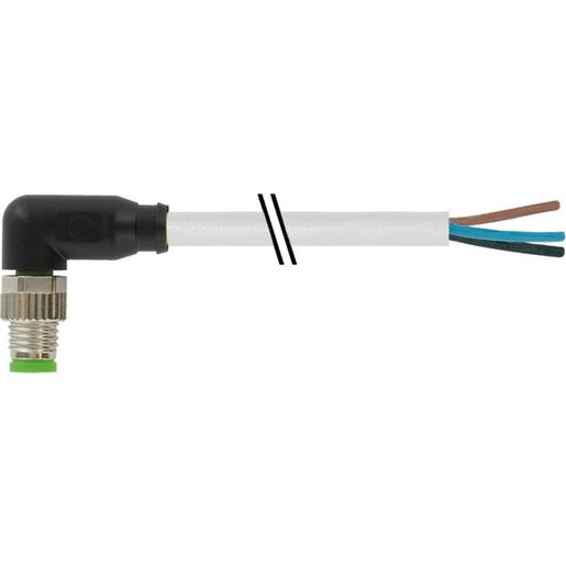 7000-08021-2100750 M8 St. 90° A-kod. freies Ltg-ende