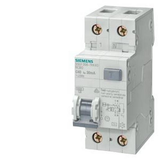 5SU1356-7KK20 FI/LS-Schalter, 6 kA, 1P+N, Typ A, 30 mA