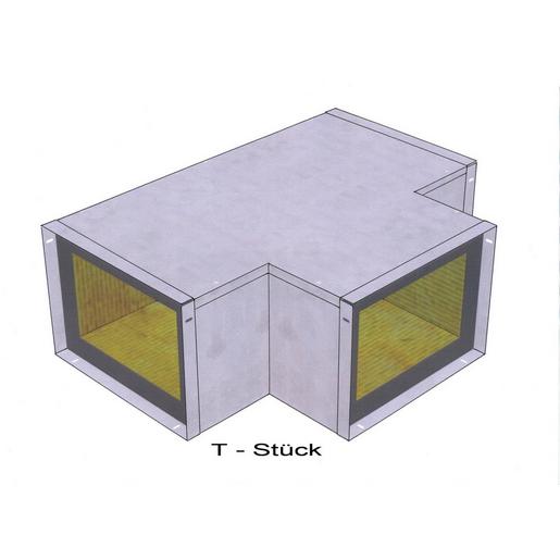 T-Stück Easy I 90/E 30 - 110 x 50 EASY Brandschutzkanal, I 90 / E 30, T-St
