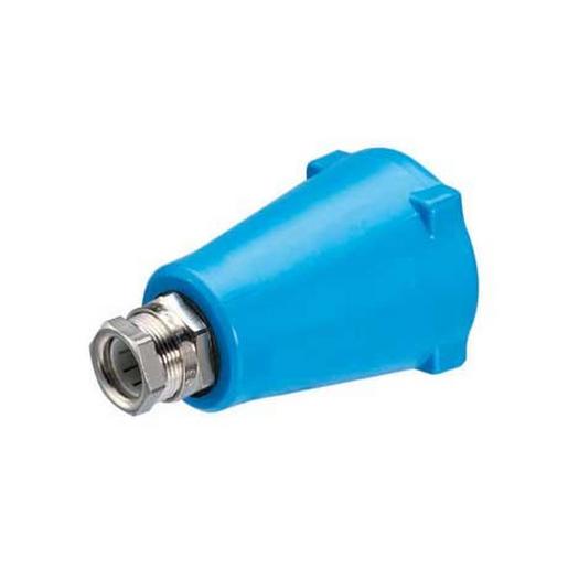 591P020M GRIFF GERADE METALL BLAU Size.1 KABELVER