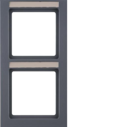 10526086 Rahmen 2fach senk mit BF Q3 anth