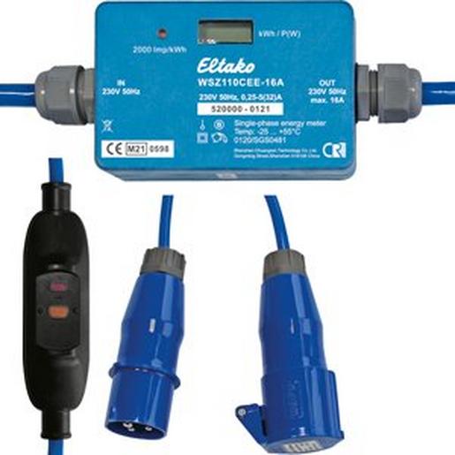 WSZ110CEE-16A+PRCD MID Mobiler Wechselstromzähler mit Personens
