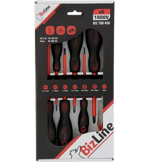 BIZ 700456 Set aus 6 bis 1000 V isolierten Schraube