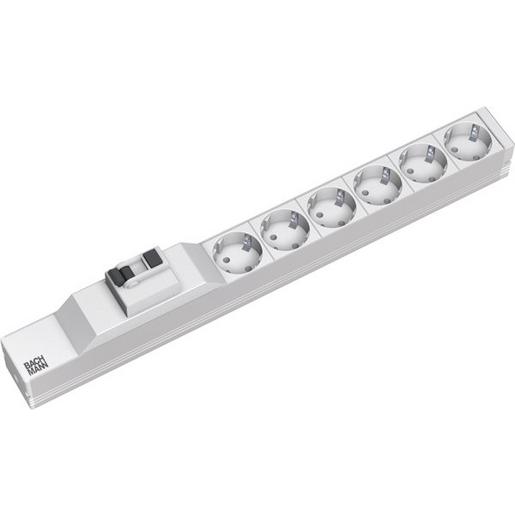 333.411 19 Zoll 1HE 6xCEE7/3 1xFI Strom 2,0m CEE