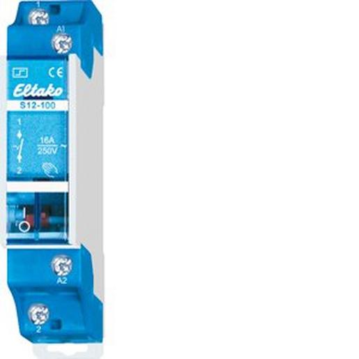 S12-100-24V Stromstoßschalter 24V. 1 Schließer 16A/2