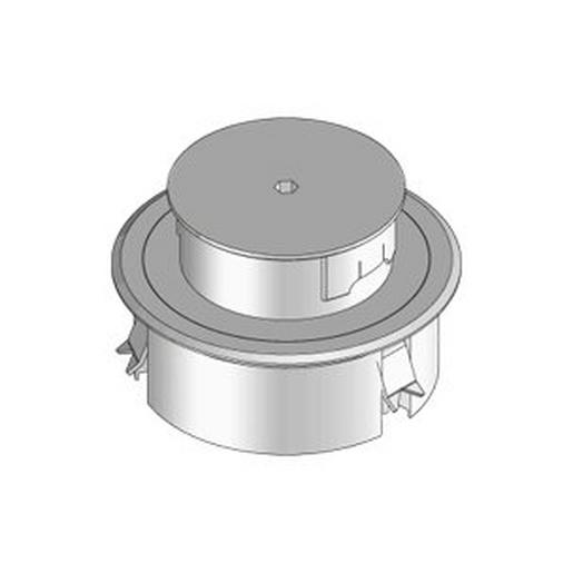 BODO NL Einzelauslass,,rund,,Aluminium eloxiert,