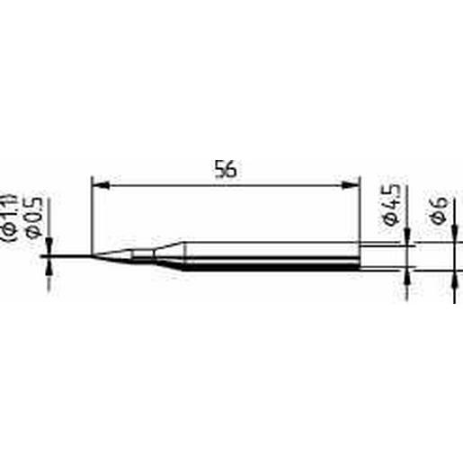 0162BD/SB Lötspitze 162BD, 1,1 mm