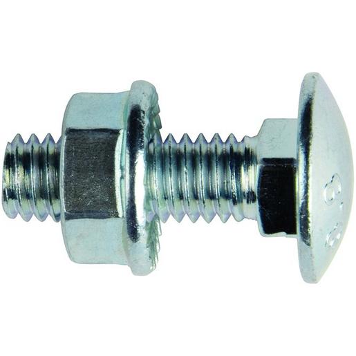 BIZ 770142 PE ST Flachrundschrauben kurz M6 x 20 mm (100)