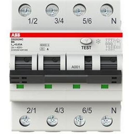 DS203NC B6 A30 DS203NCA-B6/0,03 FI/LS-Schalter 6kA, 3P+