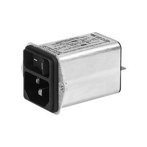 DC12.2102.101 Gerätestecker mit Filter, 2A, 250VAC