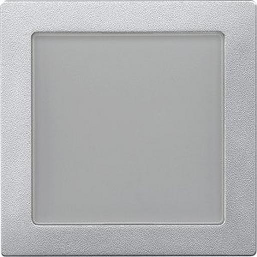 587060 Zentralplatte mit Sichtfenster, aluminiu