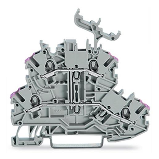 2000-2238 Doppelstockklemme4-Leiter-Durchgangskle