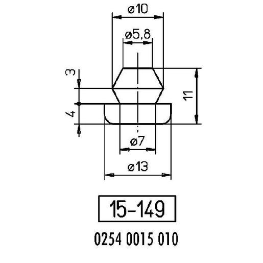 02540015010 Gummifüsse Helavia 15-149