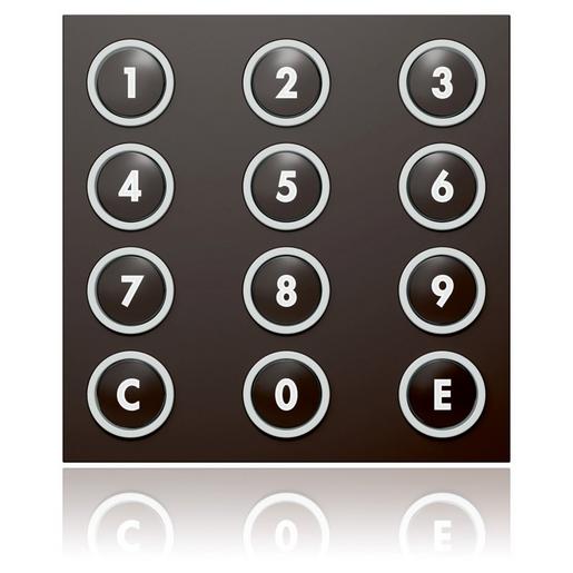 1876450 Portier Codiermodul, graubraun