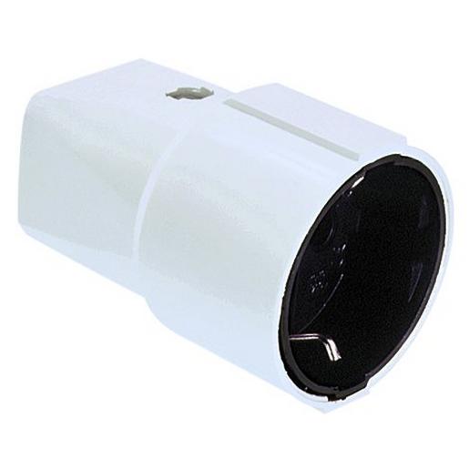 HSSW Schutzkontakt-Montagekupplung weiss