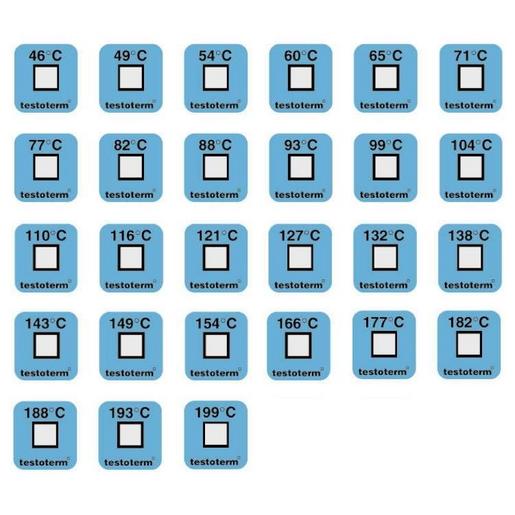 0646 1121 testoterm - Messpunkte (+121 °C), 50 Stü