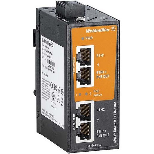 IE-INJ-EL02-2GTPOE Injektor, Gigabit Ethernet, 2x RJ45 10/