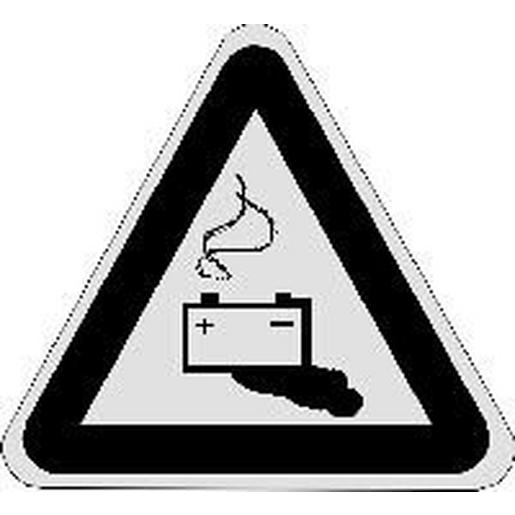 EWS-D-2 Warnzeichen 100mm VPE: 10 Karten, 3 Symb