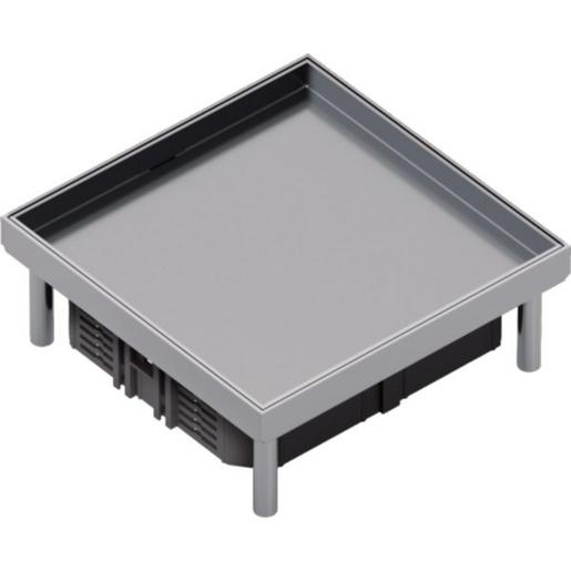 EKQ060BL15 Edelstahlkassette Q06 blind Belag T=15mm