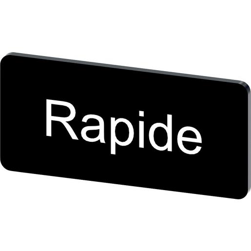 3SU1900-0AC16-0GL0 Bezeichnungsschild 12,5x27mm, Schild sch