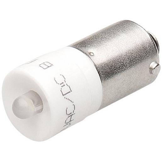 10-2512.1149 LED BA9s weiss diffus 24mm 24VAC/DC 15mA