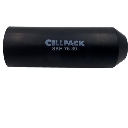 SKH/75-30/BK Warmschrumpf-Endkappe, mit Kleber